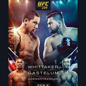 UFC 234, Saturday, February 9th, 2019