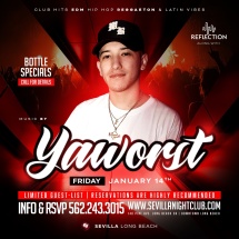 FRIDAY NIGHT with DJ YAWORST in the mix