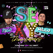 SEXY THURSDAYS with PESO + WILLO  in the mix