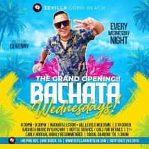 BACHATA NIGHTS every Wednesday with Kenny!