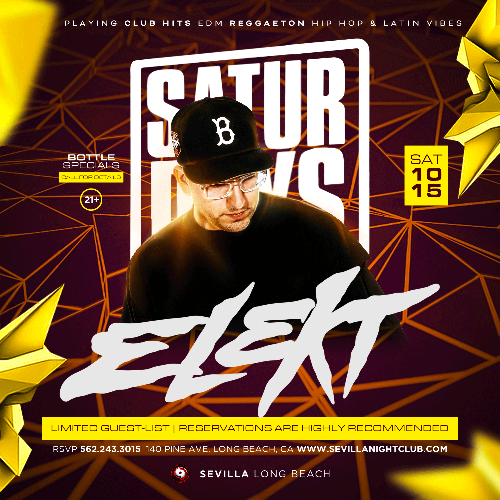 Event: SOLDOUT SATURDAYS with ELEKT + PARTY COVER | Date: 2022-10-15