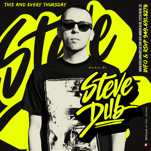 Event: THROWBACK THURSDAYS - STEVE DUB | Date: 2021-10-21
