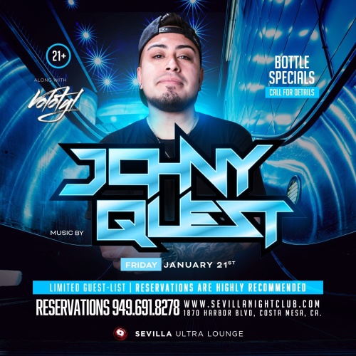 WE PARTY THIS FRIDAY with JONHY QUEST - Orange County