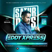 Resident deejays EDDIE EXPRESS + OFFICIAL in the mix!