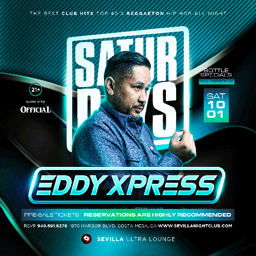Event: Resident deejays EDDIE EXPRESS + OFFICIAL in the mix! | Date: 2022-10-01