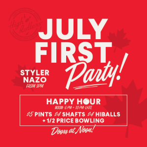 July First Party!, Tuesday, July 1st, 2025