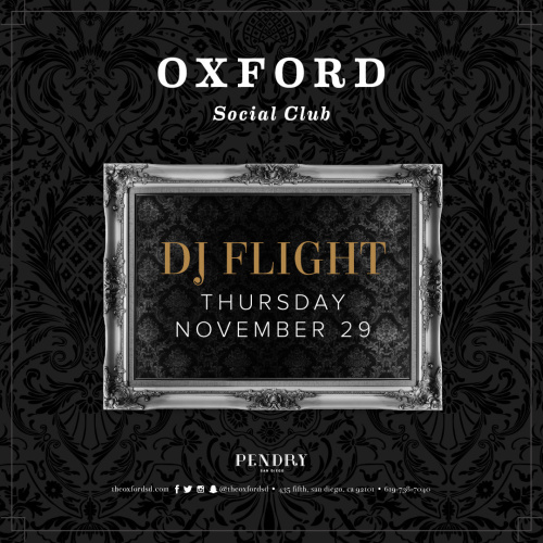 Oxford Social Club: DJ Flight - Oxford Social Club