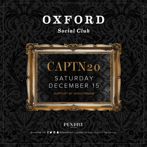 Oxford Social Club: Captn 20 - Oxford Social Club
