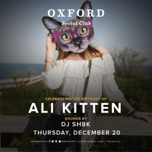 Oxford Social Club: SH8k, Thursday, December 20th, 2018