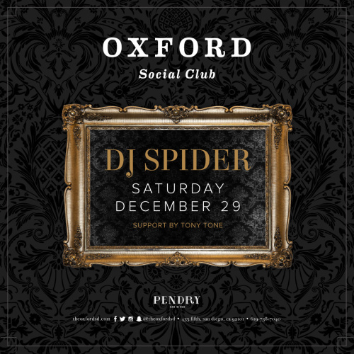 Oxford Social Club: DJ Spider - Oxford Social Club