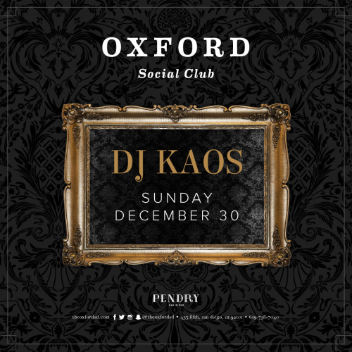 Oxford Social Club: NYE Weekend with Kaos - Oxford Social Club