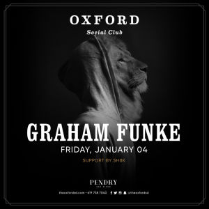 Oxford Social Club: Graham Funke, Friday, January 4th, 2019