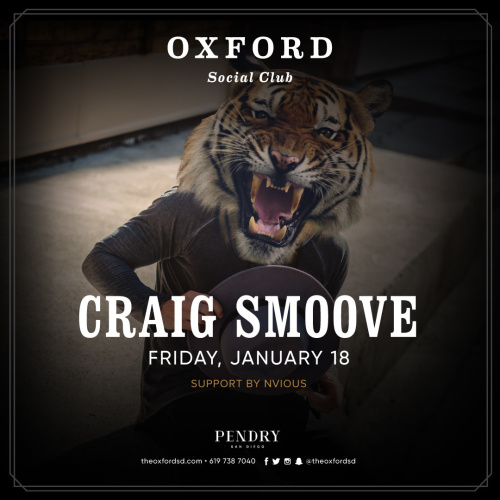 Oxford Social Club: Craig Smoove - Oxford Social Club