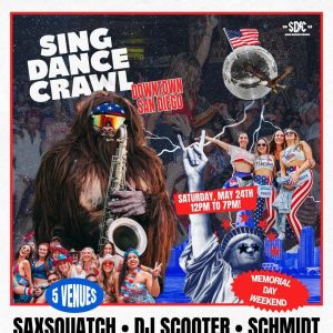 Sing Dance Crawl at Moonshine Flats, Saturday, May 24th, 2025
