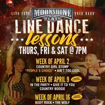 Line Dance Lessons at Moonshine Flats