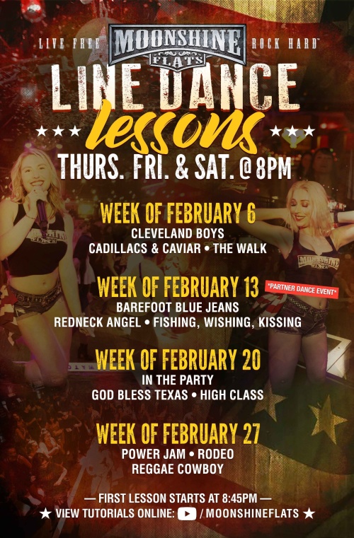 Line Dance Lessons at Moonshine Flats - Moonshine Flats