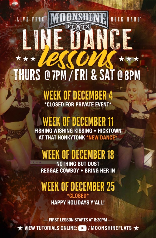 Line Dance Lessons at Moonshine Flats - Moonshine Flats
