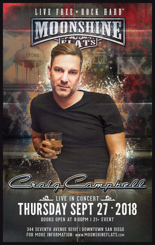 Craig Campbell LIVE in Concert at Moonshine Flats - Moonshine Flats