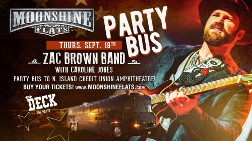 Party Bus to Zac Brown Band from Moonshine Flats - Moonshine Flats