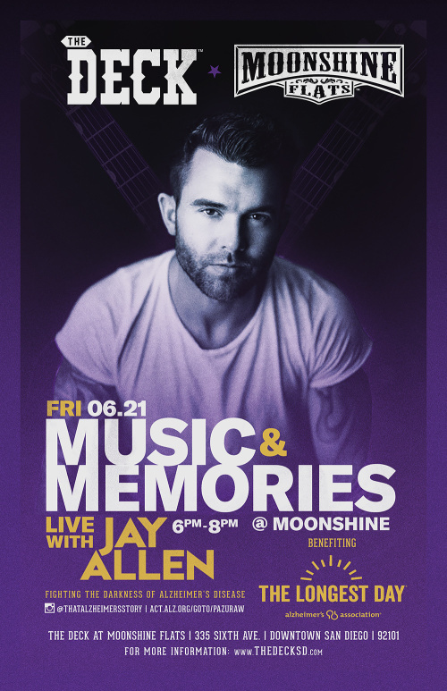 Jay Allen Live with Music and Memories at The Deck at Moonshine Flats - Moonshine Flats