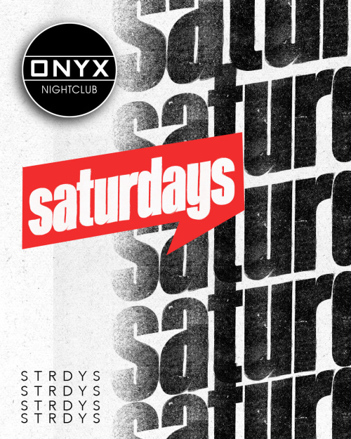 Onyx Saturdays | June 1st Event - Onyx Room