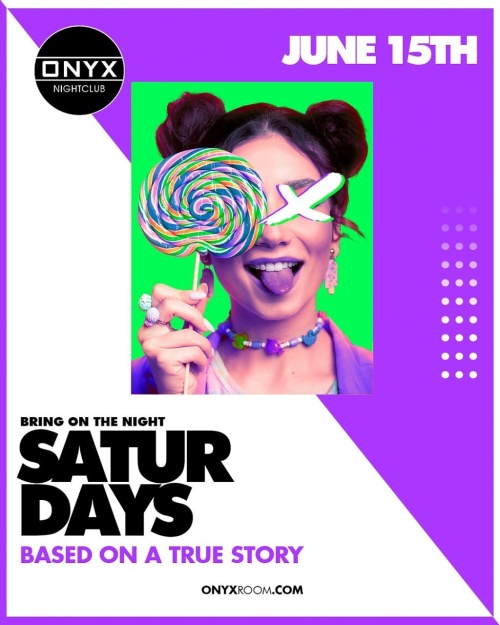 Onyx Saturdays | June 15th Event - Onyx Room