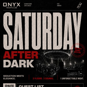 Onyx Saturdays | July 25th Event, Saturday, July 25th, 2026