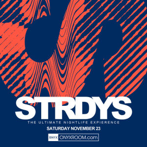 ONYX Saturdays: Never before now, Saturday, November 23rd, 2019