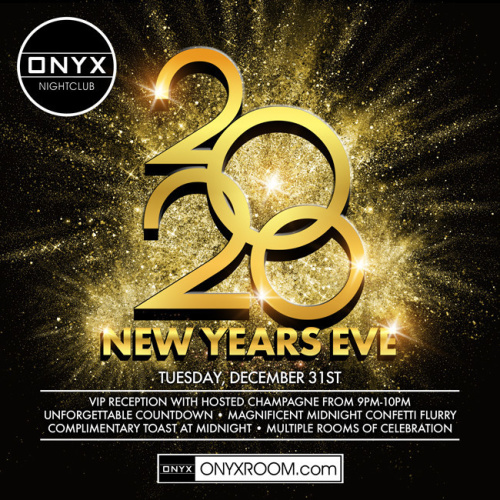 Onyx Presents New Year's Eve 2020 - Onyx Room