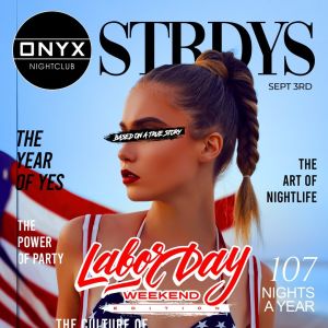Onyx Saturdays, Saturday, September 3rd, 2022