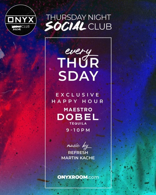 Thursday Night Social Club - Onyx Room