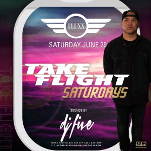 DJ Five, Saturday, June 29th, 2019