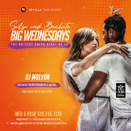Event: BIG WEDNESDAYS - Salsa & Bachata Nights | Date: 2021-06-23