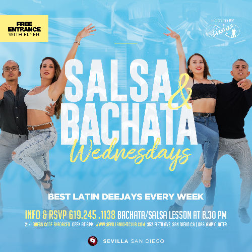 Event: WEDNESDAYS - Salsa & Bachata Nights | Date: 2022-02-02
