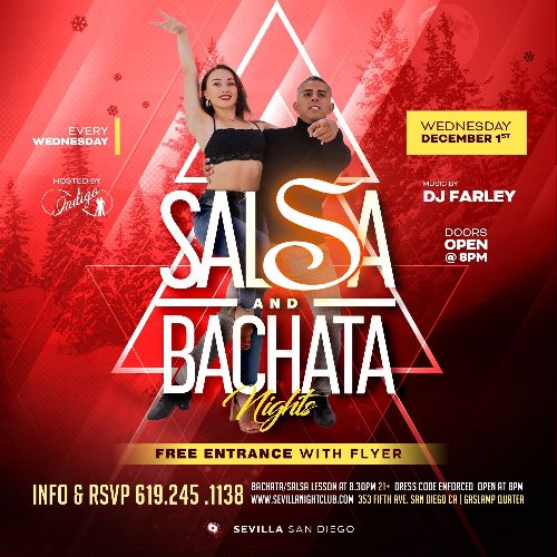 Event: SALSA & BACHATA NIGHTS - HOSTED BY INDIGO | Date: 2021-12-01