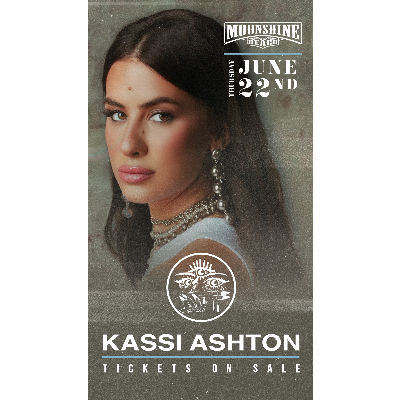 Kassi Ashton Live in Concert at Moonshine Beach, Thursday, June 22nd, 2023