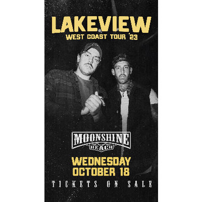 Lakeview Live in Concert at Moonshine Beach, Wednesday, October 18th, 2023