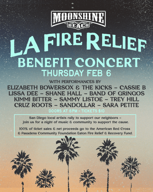 LA Fire Relief Benefit Concert at Moonshine Beach - Moonshine Beach