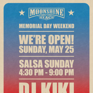 DJ KIKI at Moonshine Beach, Sunday, May 25th, 2025