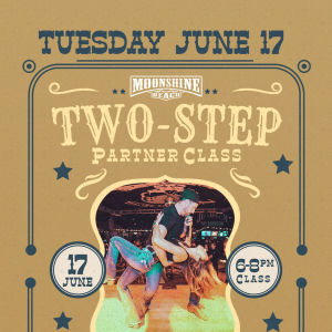 Two-Step Partner Dance Class at Moonshine Beach, Tuesday, June 17th, 2025