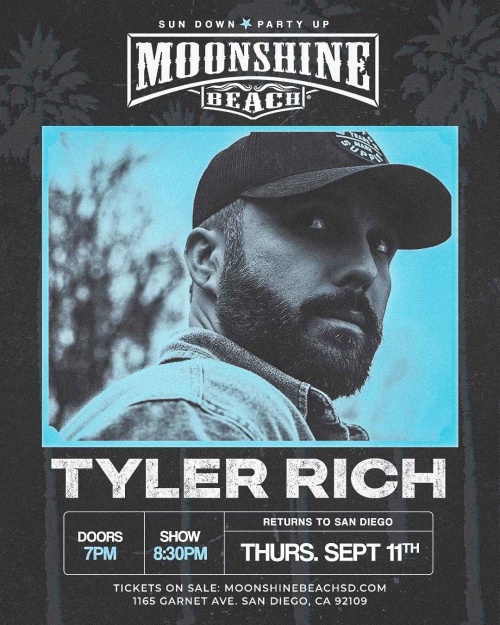 Tyler Rich Live in Concert at Moonshine Beach - Moonshine Beach