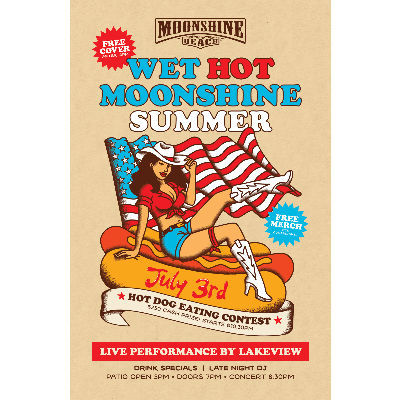 3rd of July Wet Hot Moonshine Summer at Moonshine Beach, Thursday, July 3rd, 2025