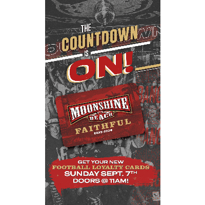 49ers Kickoff + Loyalty Card Release at Moonshine Beach!, Sunday, September 7th, 2025