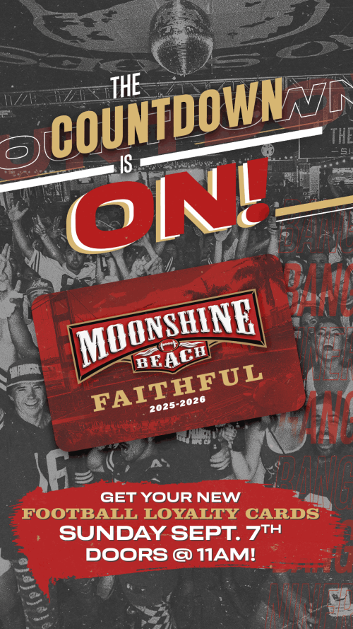 49ers Kickoff + Loyalty Card Release at Moonshine Beach! - Moonshine Beach