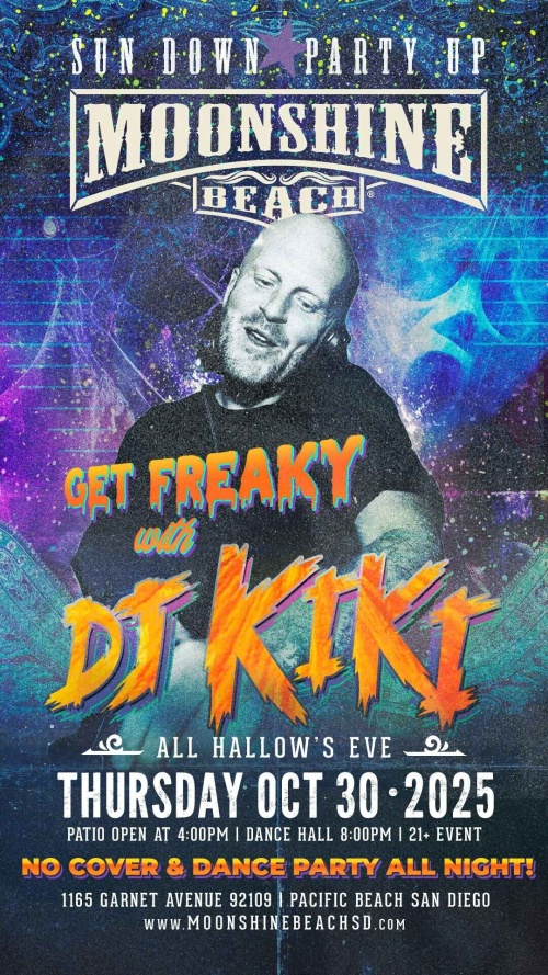 Halloween Eve with DJ Kiki at Moonshine Beach - Moonshine Beach