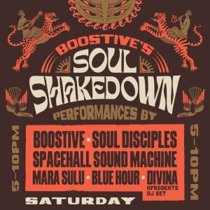 Boostive's Soul Shakedown at Moonshine Beach, Saturday, December 13th, 2025