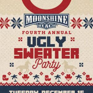Ugly Sweater Line Dance Party at Moonshine Beach, Tuesday, December 16th, 2025