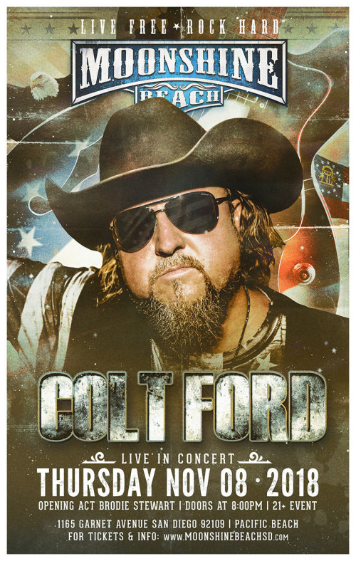 Colt Ford LIVE in Concert with Brodie Stewart at Moonshine Beach - Moonshine Beach