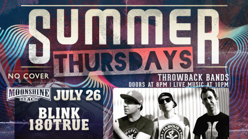 Summer Thursdays with Blink-180TRUE LIVE at Moonshine Beach - Moonshine Beach