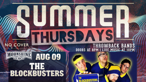 Summer Thursdays with The Blockbusters LIVE at Moonshine Beach - Moonshine Beach